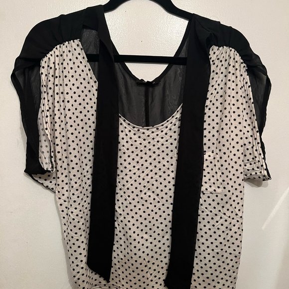 Women's Polka Dot Top - Picture 1 of 4